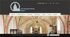 Desktop Screenshot of kirche-stuhr.de